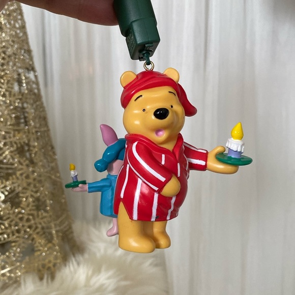 Vintage 1989 a Winnie the Pooh and piglet! Rotating ornament Alderbrook/Noma - Picture 4 of 10